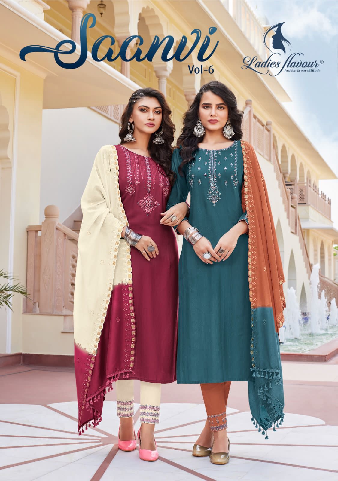 Saanvi vol 6 By Ladies Flavour Readymade Catalog